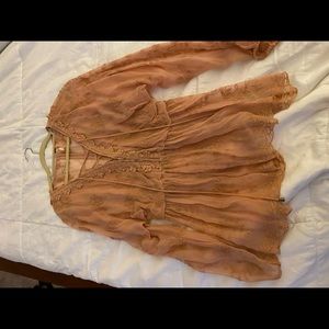 Free People Tunic with cinched waist